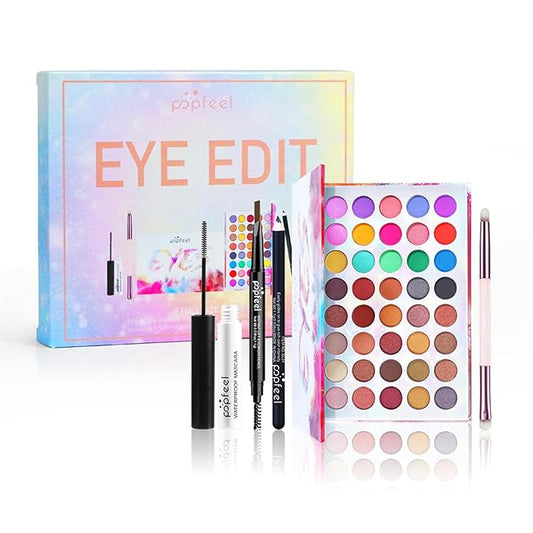 Makeup Kit for Women, All in One Makeup Gift Set for Women and Teen Girl, Full Makeup Kit with Eyeshadow Palette Mascara Eyeliner Pencil Eye Shadow Brush