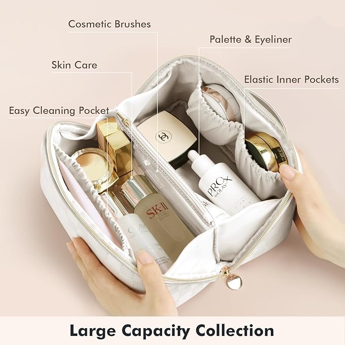 Prite travel cosmetic bag makeup