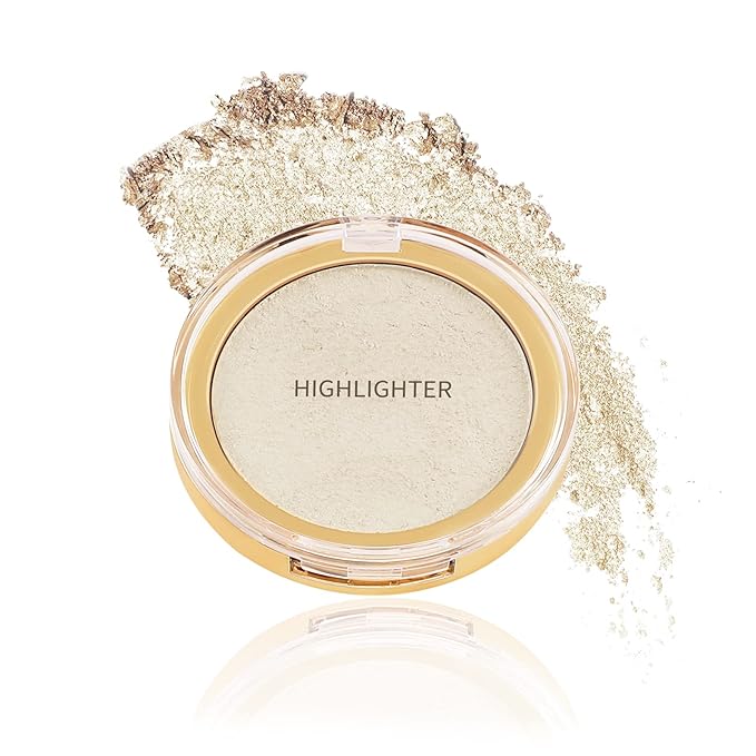 Boobeen Highlighter Powder Palette - Glow Shimmer Illuminator Brighten Skin