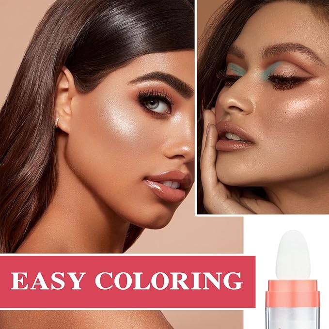 Polvo De Hadas Highlighter Powder Stick Body Face Makeup Gift-White