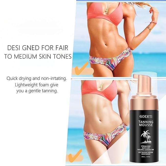 Self Tanner Tanning Lotion-Nice smell,Natural &