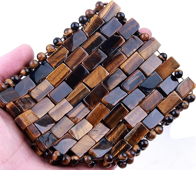 Jade eye mask tiger eye