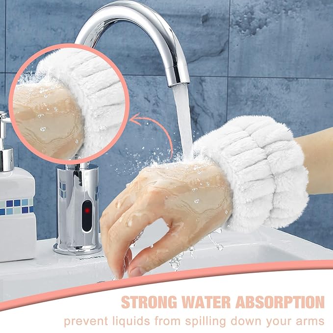Women's wrist towels for washing