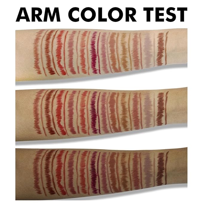 12 Colors Matte Lip Liner Set,Premium Waterproof Smooth Lip Pencils,Long Lasting Nude Liner Lipstick for Defining & Filling Lips