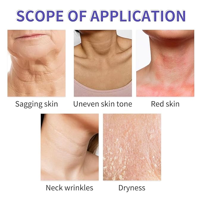 Neck Firming Cream, Neck Tightening Cream, Tighten and Lift Neck Cream, Neck Creams for Tightening and Firming Sagging Skin, Help Reduce Fine Lines & Wrinkles