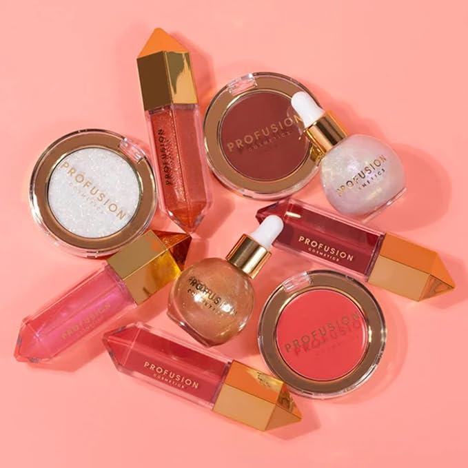 Profusion Cosmetics Cream Blush- Lightweight, Easy-Blend Creamy Texture, Soft, Natural Satin Finish Creating a Natural and Charming Makeup (Hibiscus, 1)