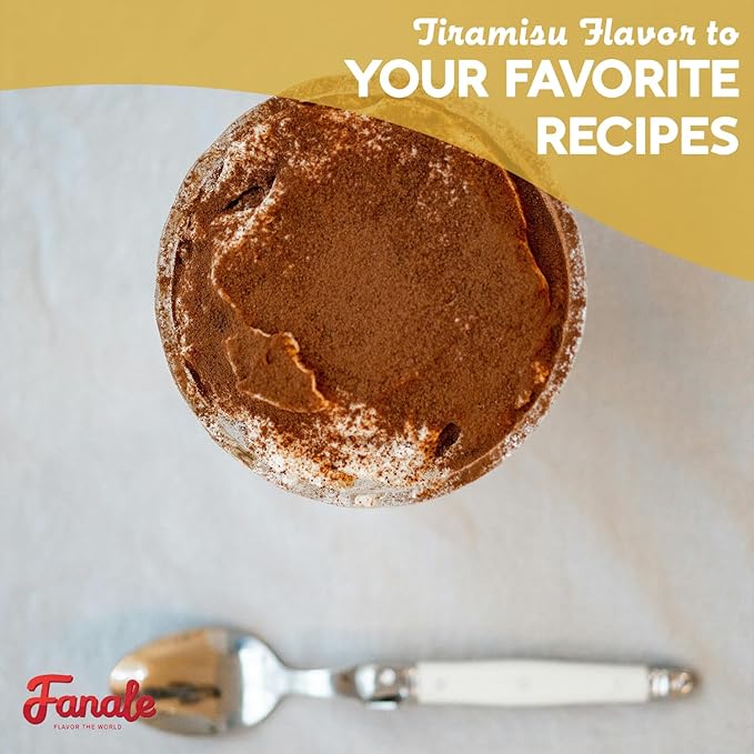 Fanale Premium Tiramisu Flavor Powder | Bubble Tea Flavoring Powder | Perfect for Baking, Smoothies, and Drinks - 2.2 lb 1kg | PWD281