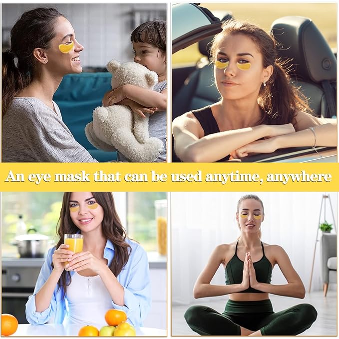 Under Eye Patches-240 Pcs-Four Color Eye Mask For Reduce Dark Circles,Eyes Bags,Puffy,Wrinkles,Gel Eye Mask Skincare