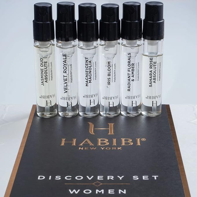 H HABIBI Women’s & Oud Collection Discovery Sample Set.Made In USA