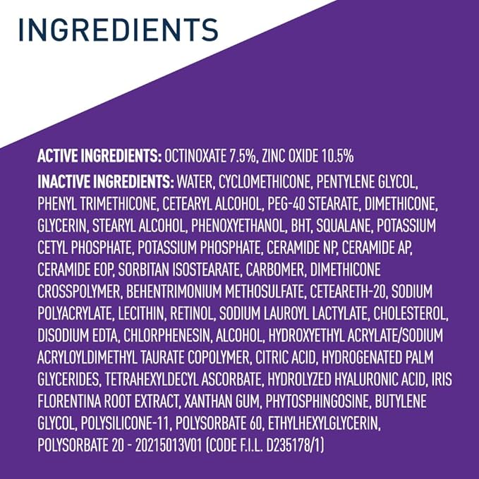 CeraVe Anti-Aging Face Cream SPF 30, Anti-Wrinkle Retinol Cream with Hyaluronic Acid and Ceramides, 1.76 oz