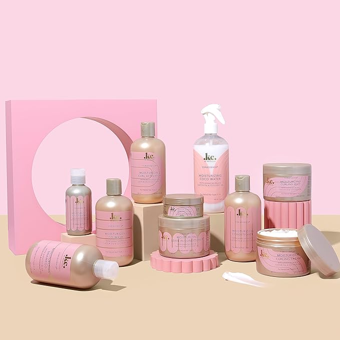 KeraCare Coconut Water - 16 oz - Light Hair Refresher Spray - Moisturizing and Hydrating - with Jamaican Black Castor Oil and Coconut Oil