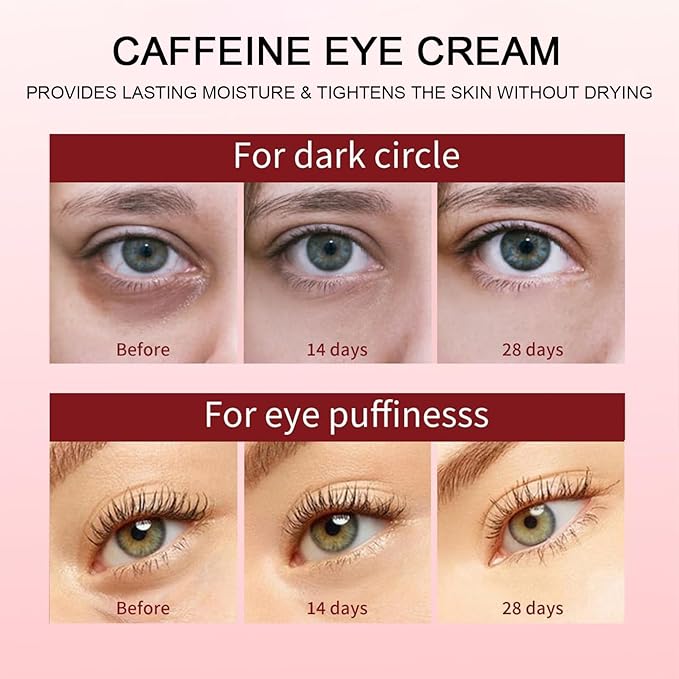 Caffeine eye cream for dark
