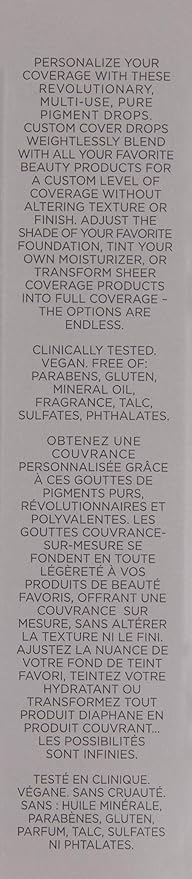 COVER FX Custom Cover Drops, Multi-Use Shade-Adjusting Liquid Deep 5