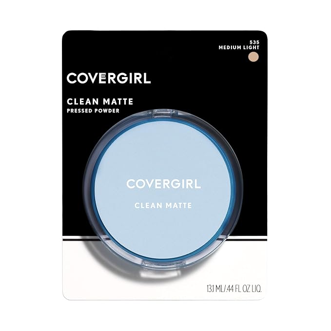 COVERGIRL Clean Matte Pressed Powder Medium Light, 35