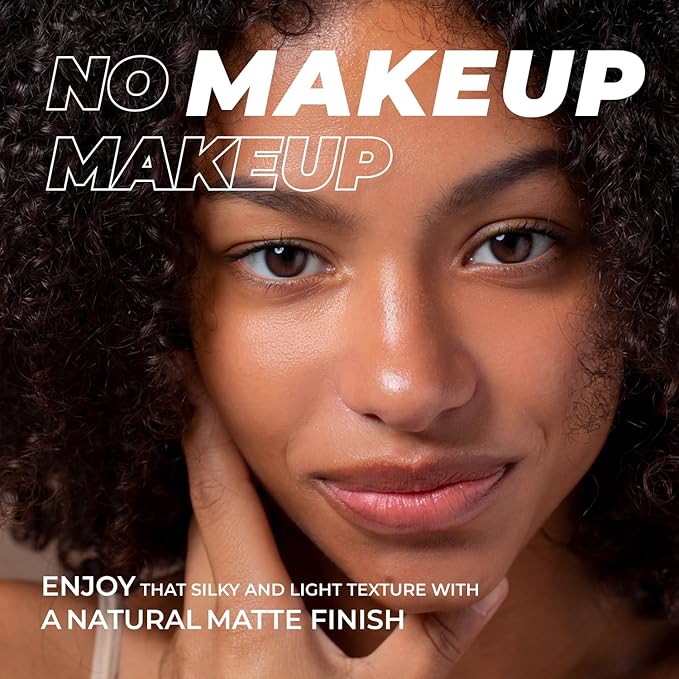 Lamel OhMy Clear Face Powder - Light Natural Coverage & Suet Control - Cruelty Free - Sand Beige N.405