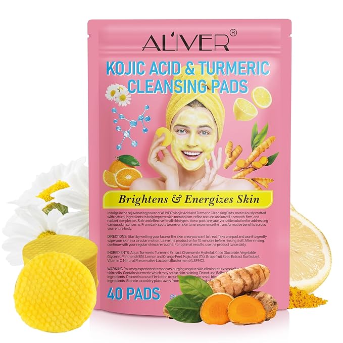Kojic acid and turmeric cleansing