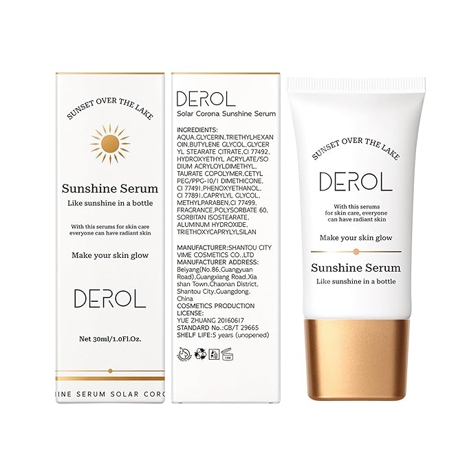 Bronzing Drops, Instant Sunshine Bronzing Drops, Lightweight and Finish(DEEP BRONZE)