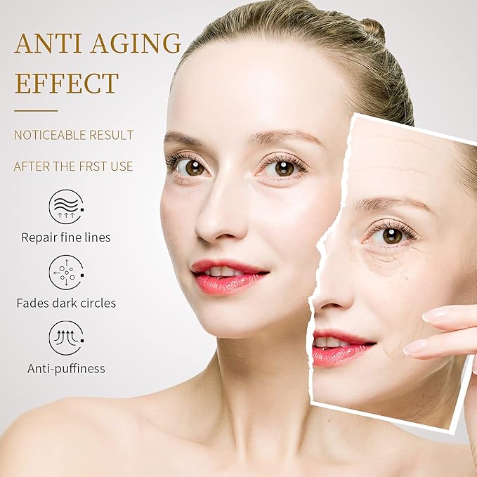 Under Eye Patches - 30 Pairs Under Eye Masks for Dark Circles and Puffiness, 24k Gold Dark Circles Under Eye Treatment for Women, Undereye Gel Patches Under Eye Bags - Reduce Wrinkles Anti-Aging