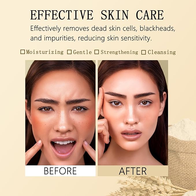 2PCS Peel Shot Glow Rice Ampoule Duo, Rice Exfoliating Ampoule Set, Black and White Rice Exfoliant, Rice Ampoule Duo Exfoliating Solution, Gentle Peel + Pore Minimizing & Deep Hydration for All Types