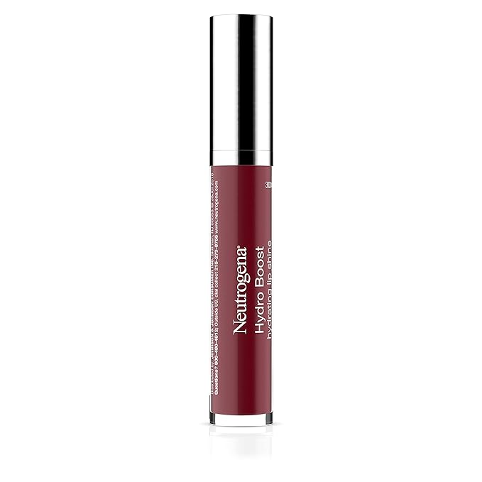 Neutrogena Hydro Boost Moisturizing Lip Gloss, Hydrating Non-Stick and Non-Drying Luminous Tinted Lip Shine with Hyaluronic Acid to Soften and Condition Lips, 70 Velvet Wine, 0.10 oz