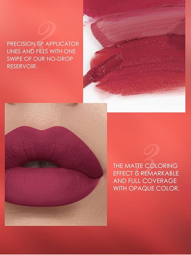 BestLand 12Pcs Matte Liquid Lipstick +