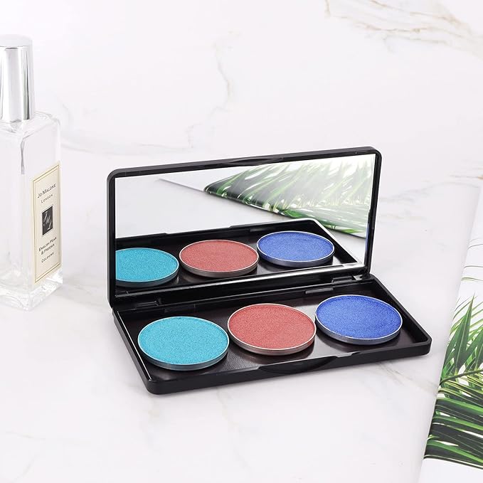 5 Pack Magnetic Makeup Palette with Mirror, Empty