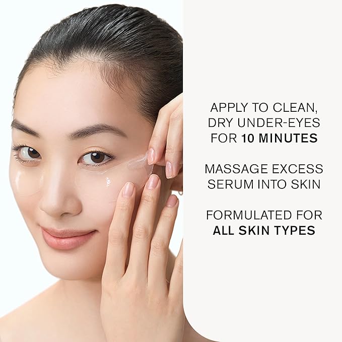 Erno Laszlo Multi-Task Serum Under Eye Mask, Hydrate and Nourish, Under-Eye Patches Improve Puffiness, Fine Lines and Dark Circles, Set of 6 Masks, 0.15 Fl Oz each - Wrinkle Patches