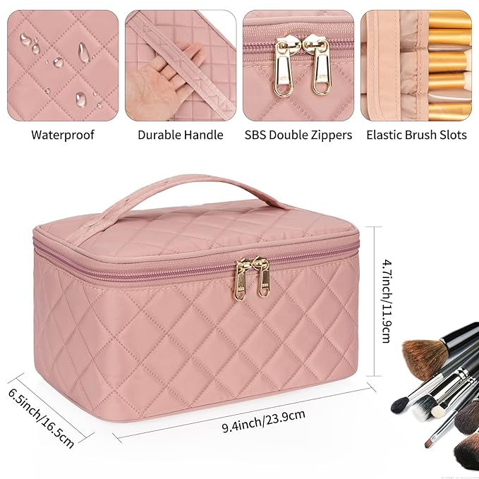 Ocheal makeup bag, portable cosmetic
