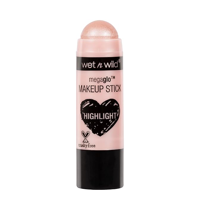 wet n wild MegaGlo Makeup Stick, Buildable Color, Nude Strikes