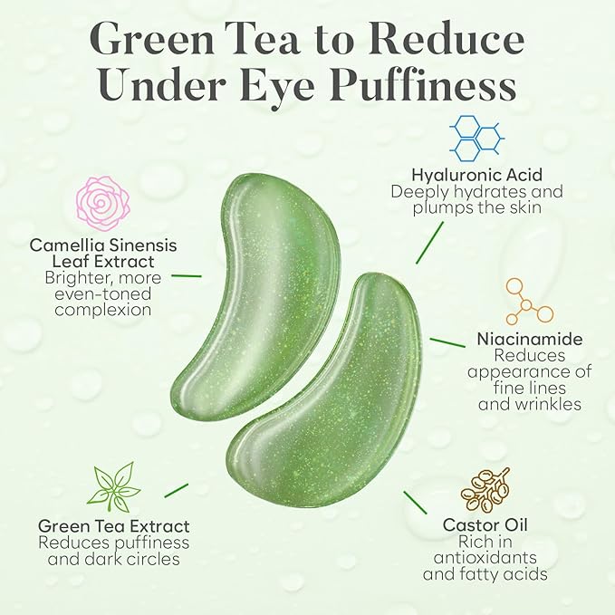 Green tea eye patches (30
