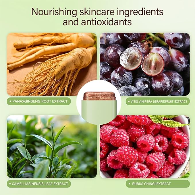 Multi-Use Makeup Blush Stick, Tinted Solid Moisturizer On-the-Go Blush, Multi-use Cream Blush Stick for Cheek & Eyes & Lips, Waterproof Natural Nude Makeup for All Skin (2# Soft Glow)