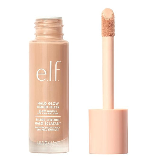 e.l.f. Halo Glow Liquid Filter, Complexion Booster For 4 Medium