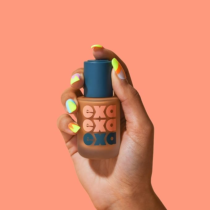 Exa Beauty - Natural High Fidelity Foundation | Clean, Vegan, Cruelty-Free Makeup (Brandy 310)