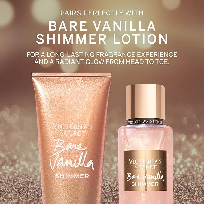 Victoria's Secret Bare Vanilla Shimmer 8.4oz Mist