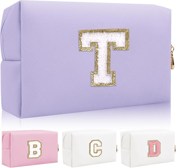 Personalized initial letter patch makeup