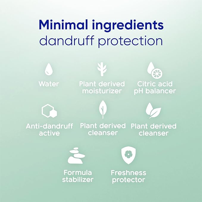 Head & Shoulders BARE Dandruff Shampoo Twin Pack, Fragrance-Free, Sensitive Scalp Care, Sulfate-Free, Silicone-Free, Dye-Free, Eco-Friendly Bottles, Safe for All Hair Types, 13.5 Fl Oz Each (Set of 2)