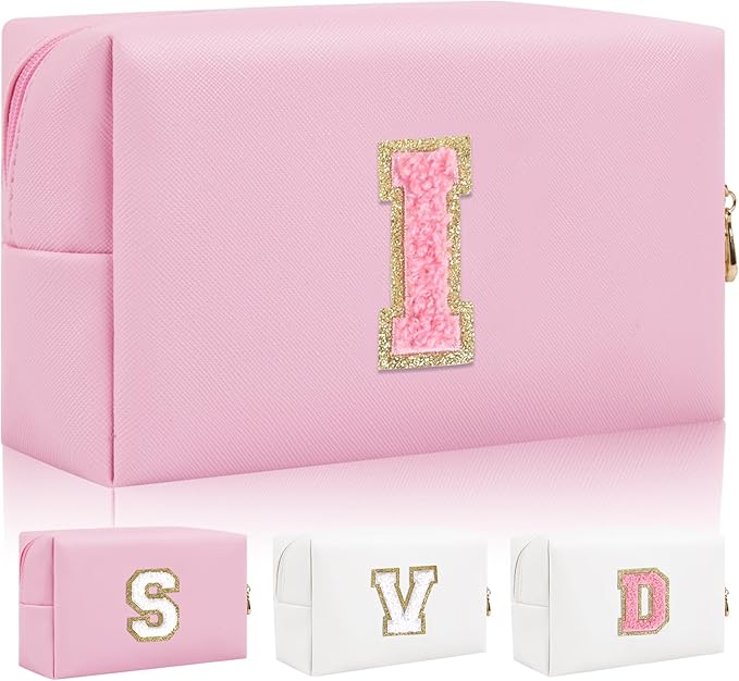 Personalized initial letter patch makeup