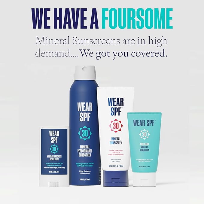 Mineral Sunscreen Sport Stick, Mess-Free,