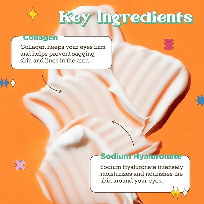 Plumping Intensive Collagen Eye Cream |Dry&Sensitive Skin | Panthenol Hyaluronic Acid |Dark Circles Wrinkles Puffiness and Bags Under Eyes | Firming Renewing Anti Aging | Made In USA |#Purifect 30ml