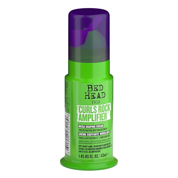TIGI Bed Head Curls Rock Amplifier Curly Hair Cream Travel Size 1.45 fl oz