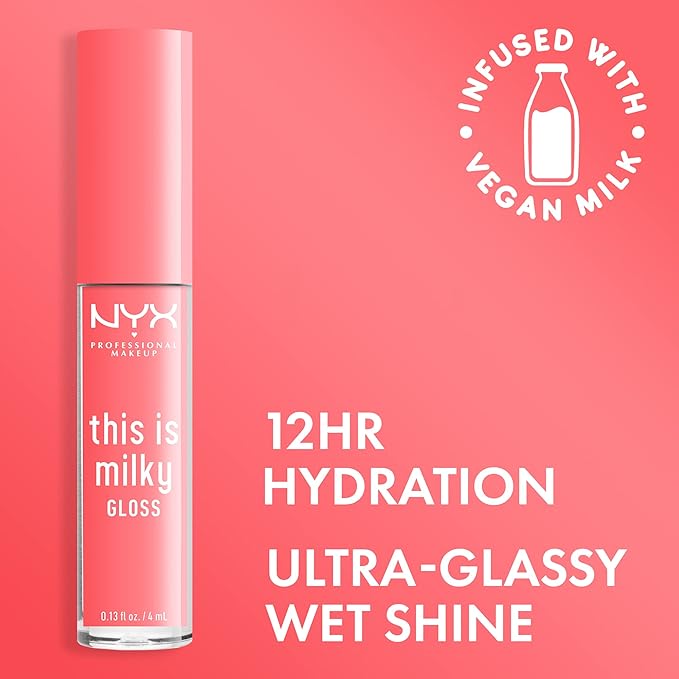 NYX PROFESSIONAL MAKEUP This Is Milky Gloss, Vegan Lip