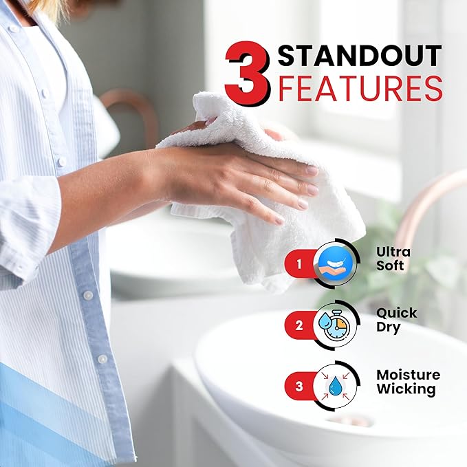 Infinitee xclusives white wash cloths