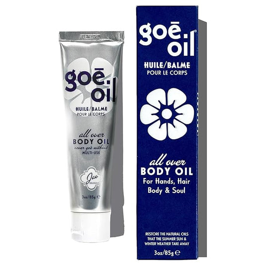 Jao Brand Goē Oil | All over Hand, Face, & Body Oil | Intensive Moisturizer & Hydrator With Natural Oil Extracts | Plant-Based, Gluten-Free | No Parabens & Sulphates | 3 oz