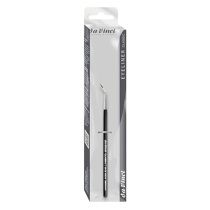 da Vinci Cosmetics Series 4634 Classic Eyeliner Brush, Bent Pointed Russian Red Sable, 20.4 Gram
