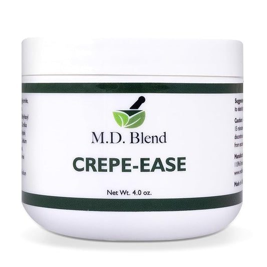 Crepe-Ease - Fragrance Free, Deeply Hydrating Moisturizer Body Butter for Smooth, Firm, Youthful Skin - Powerful Repair Complex with Hyaluronic Acid and Ceramides for Crepey Skin - 4 oz