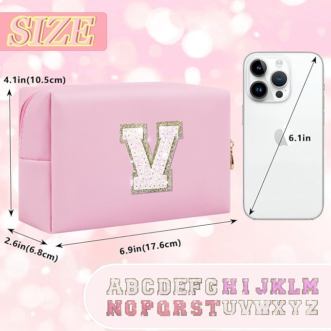 Personalized initial letter patch makeup