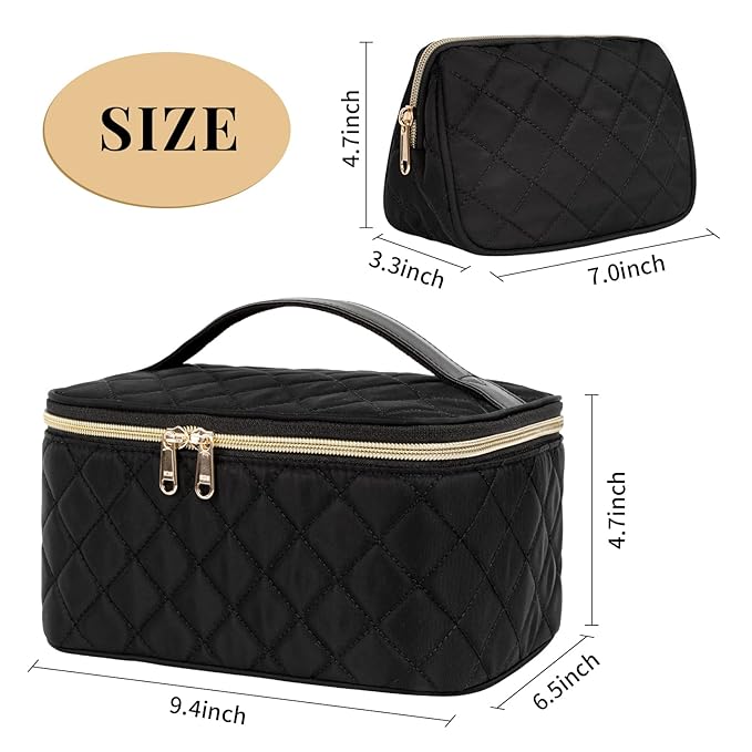 Makeup bag set of 2,