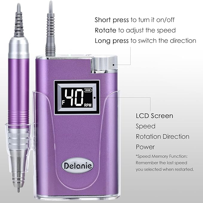 Delanie professional electric nail drill