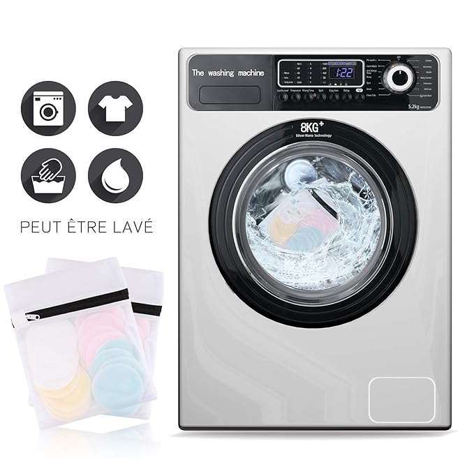 Reusable makeup remover pads (16