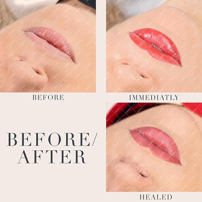 Biotek Lip Pigment for Permanent Makeup - Brick Red Color for Lip - Made in Italy - Kelly 0,24 fl.oz.